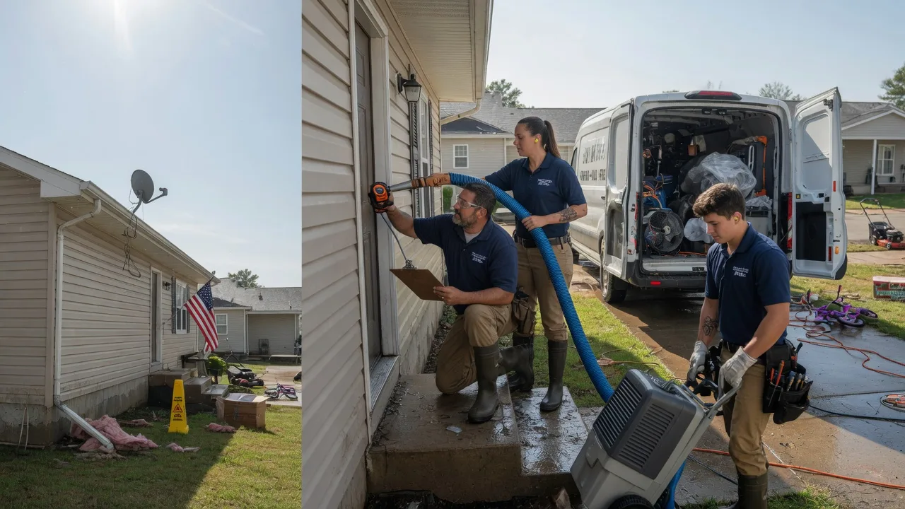 Ceiling Water Damage Restoration in Marissa, IL near me